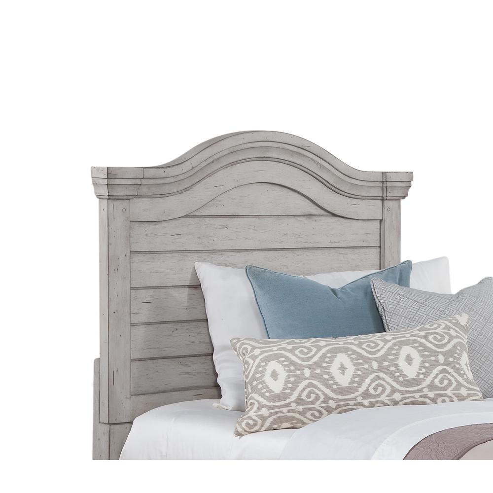 Stonebrook 3/3 Panel Headboard - Light Distressed Antique Gray. Picture 1