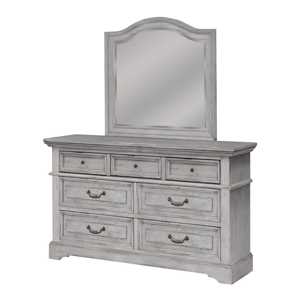 Stonebrook Dresser - Light Distressed Antique Gray. Picture 2