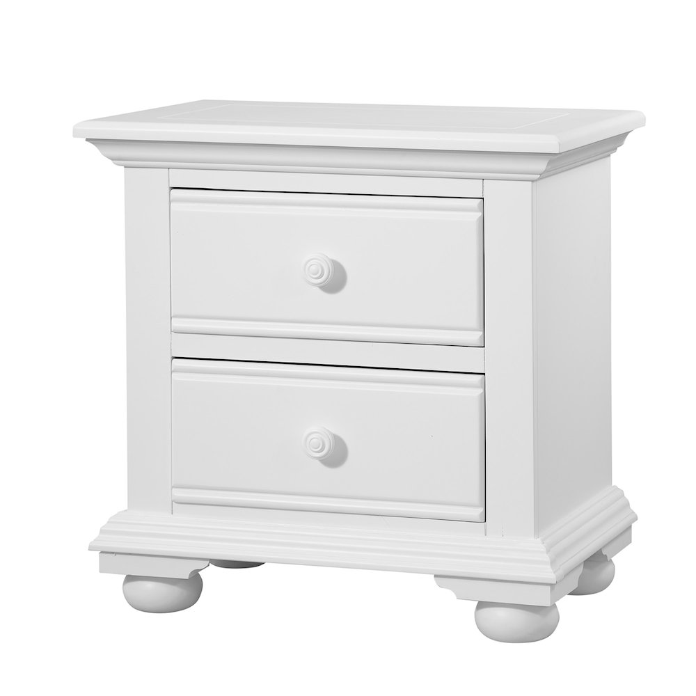 Cottage Traditions 2-Drawer Nightstand - White Cottage. Picture 2