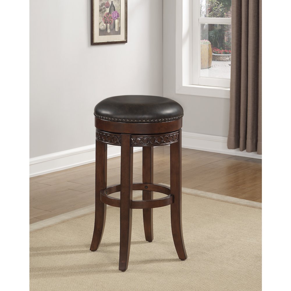 Concad Backless Stool - Cherry. Picture 2