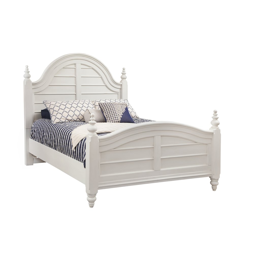 Rodanthe Queen Panel Bed - Dove White. Picture 1