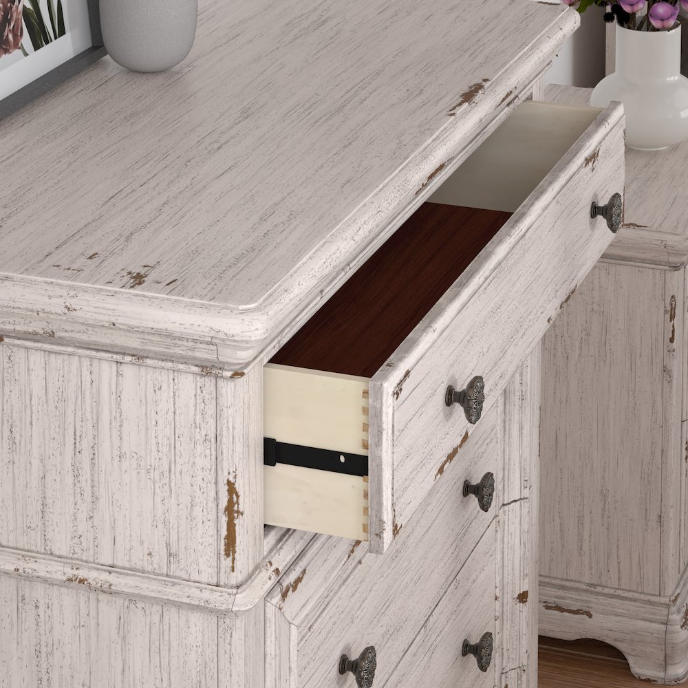 Providence 5-Drawer Chest - Antique White. Picture 6