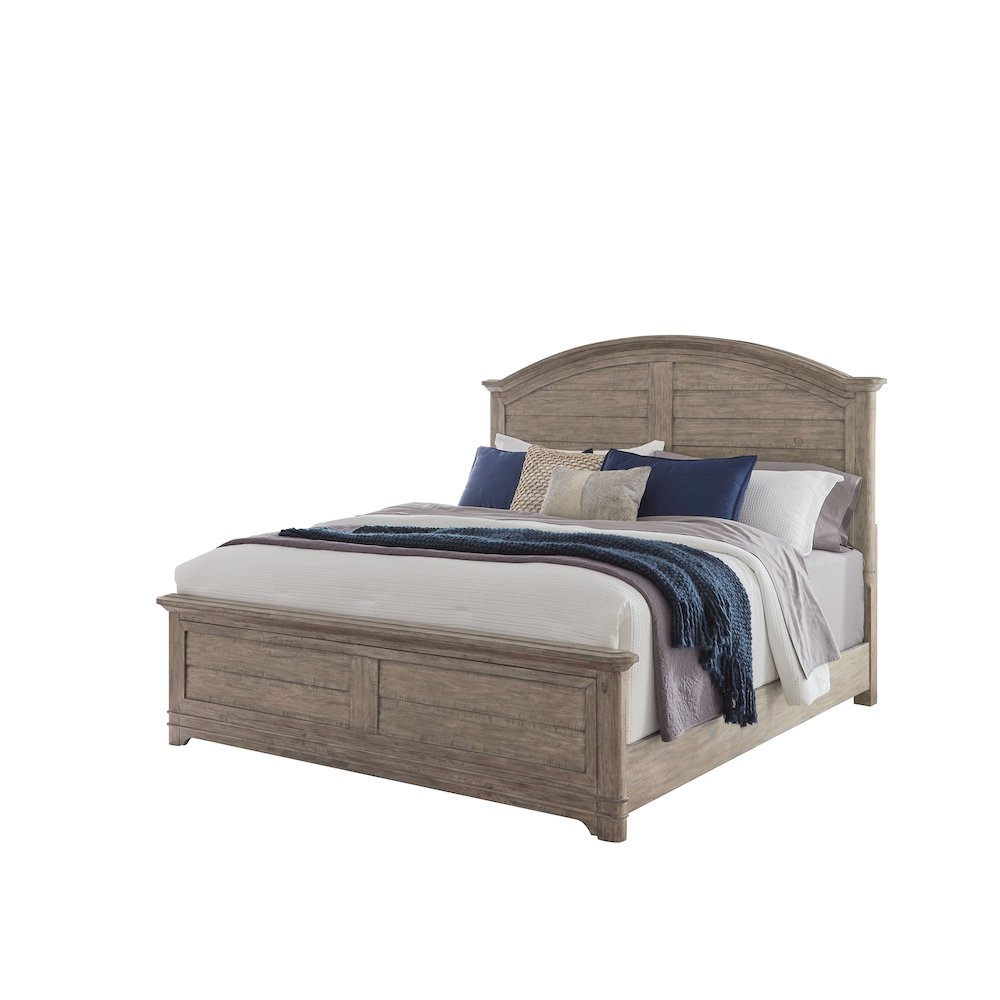Meadowbrook Arched King Bed - Sand. Picture 1