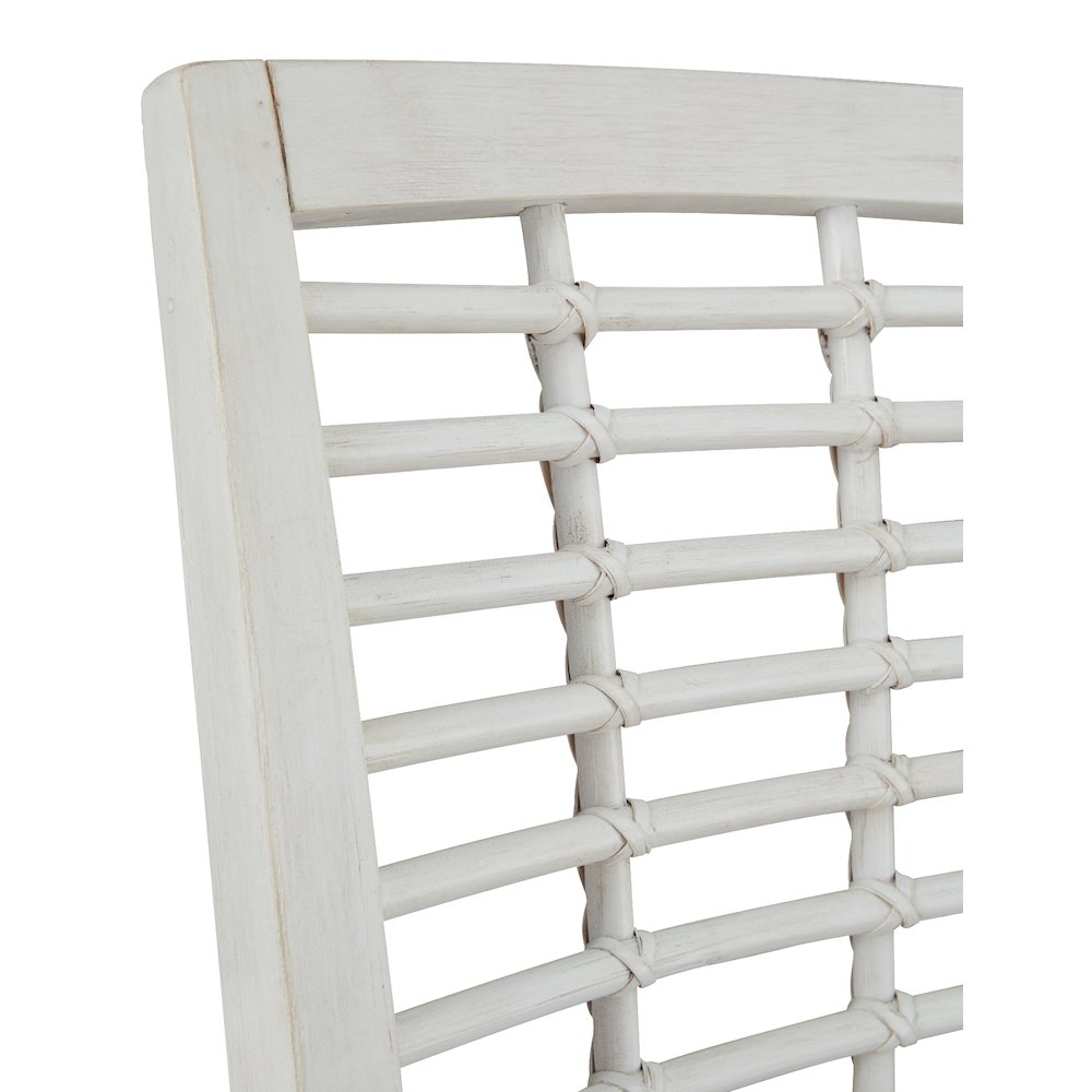 Beach Comber Counter Stool - Set of 2 - White. Picture 2