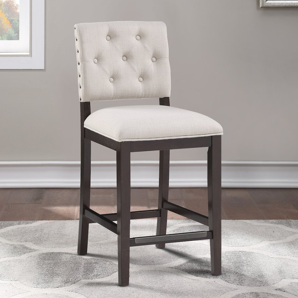 Evelyn 26" Stool - Walnut. Picture 4