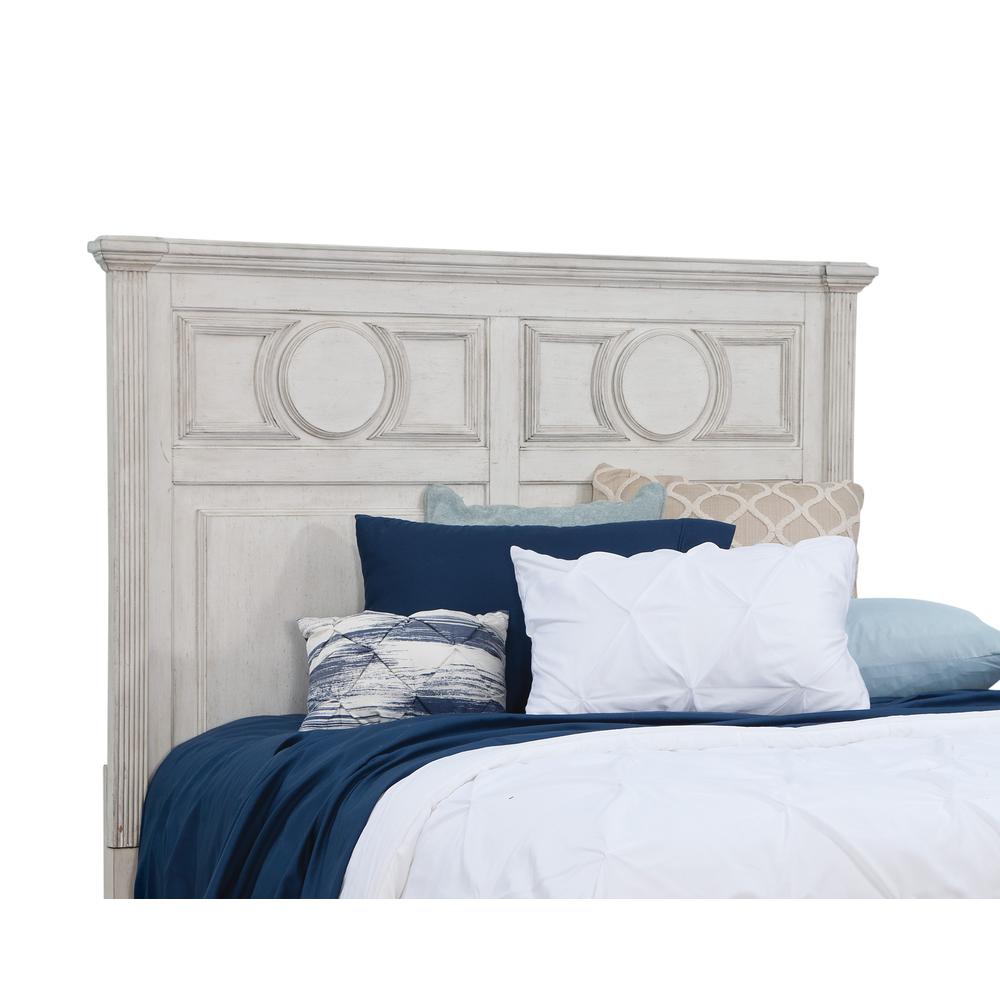 Brighten 5/0 Panel Headboard - Antique White. Picture 1
