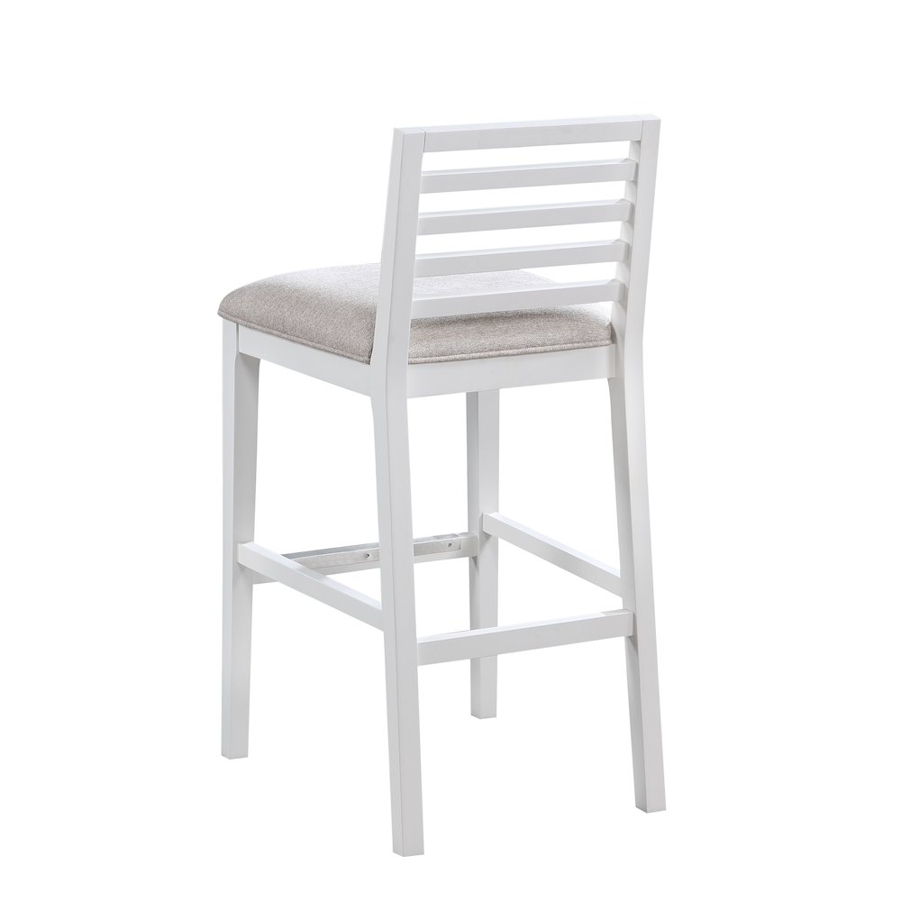 Siri 30" Stool - White. Picture 3