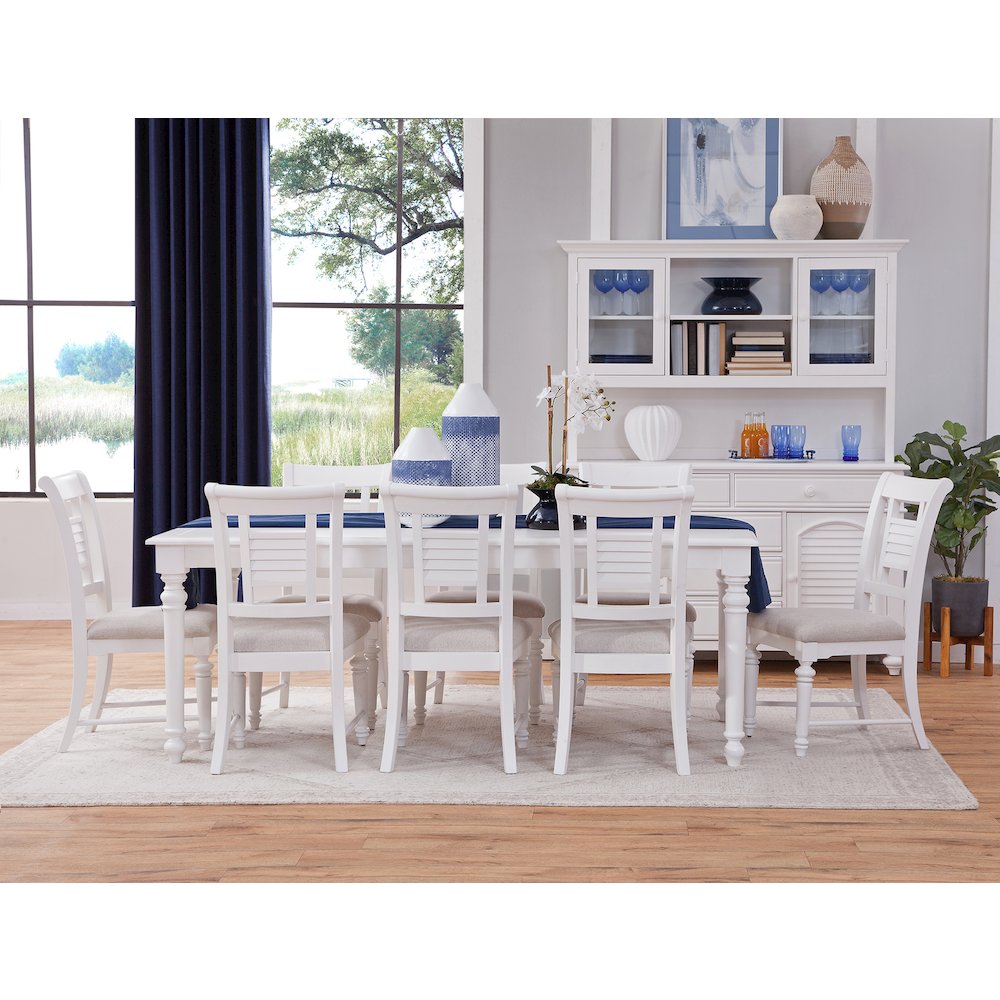 Cottage Traditions Rectangle Dining Table - White Cottage. Picture 3