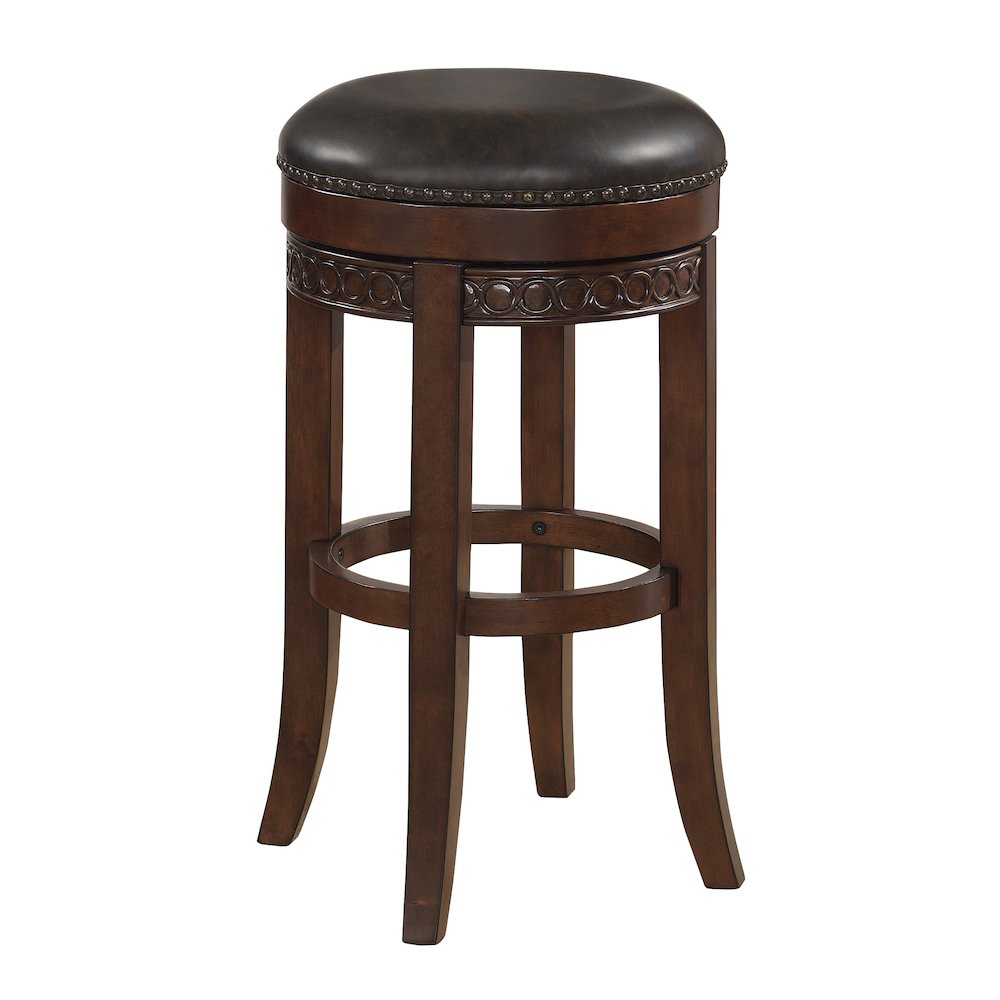 Concad Backless Stool - Cherry. Picture 1