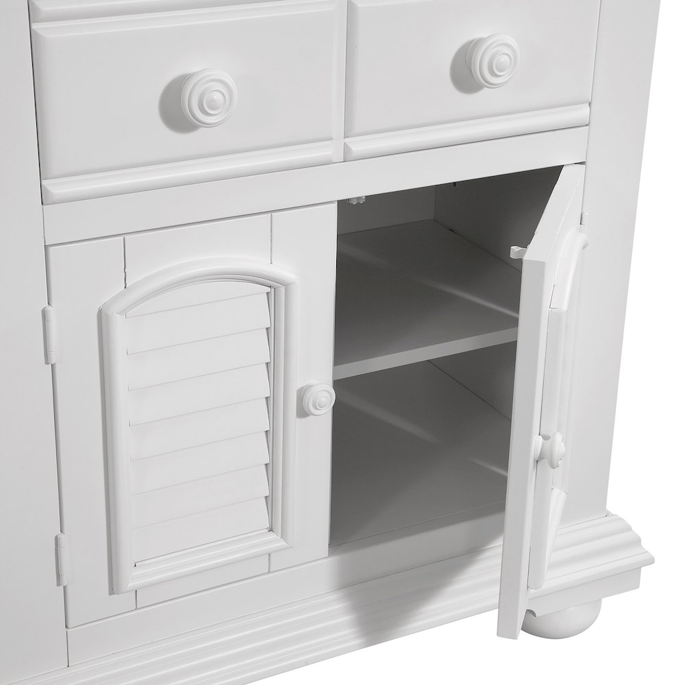 Cottage Traditions Nightstand - White Cottage. Picture 4