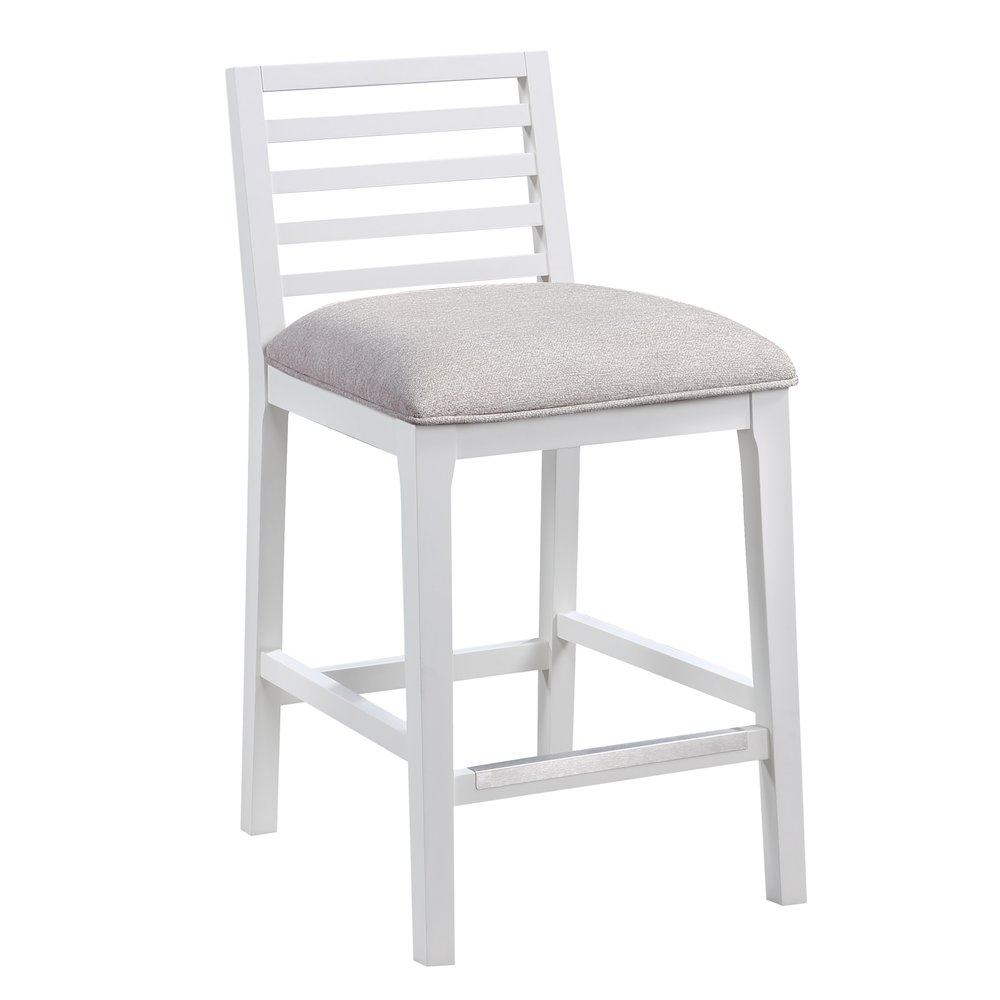 Siri 26" Stool - White. Picture 1