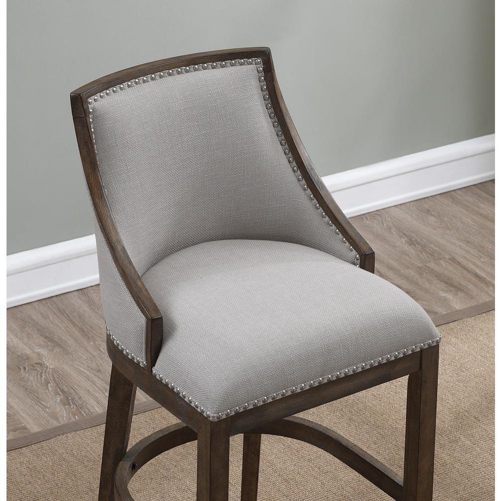 Brewer 26" Stool - Drift Brown. Picture 2