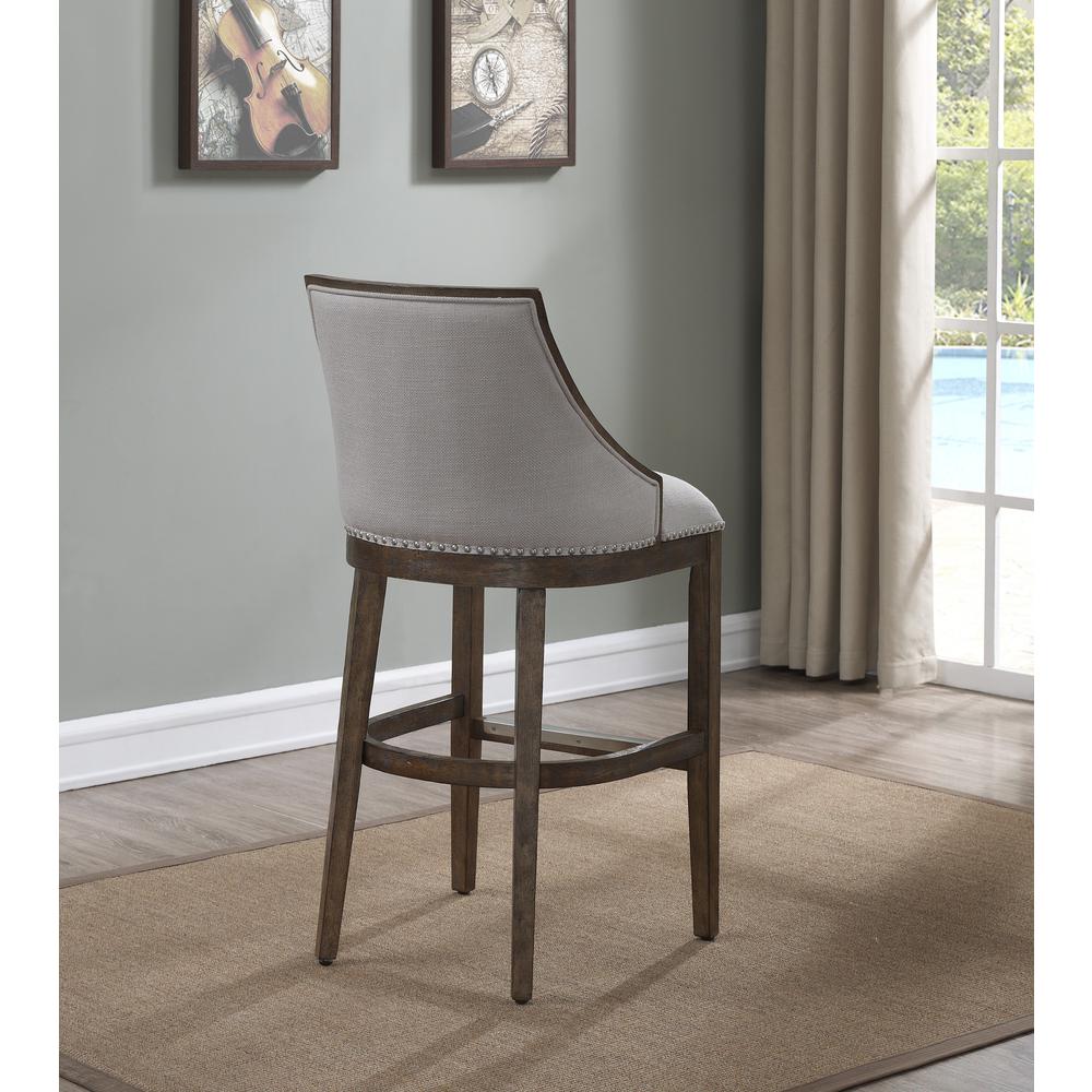 Brewer 30" Stool - Drift Brown. Picture 4