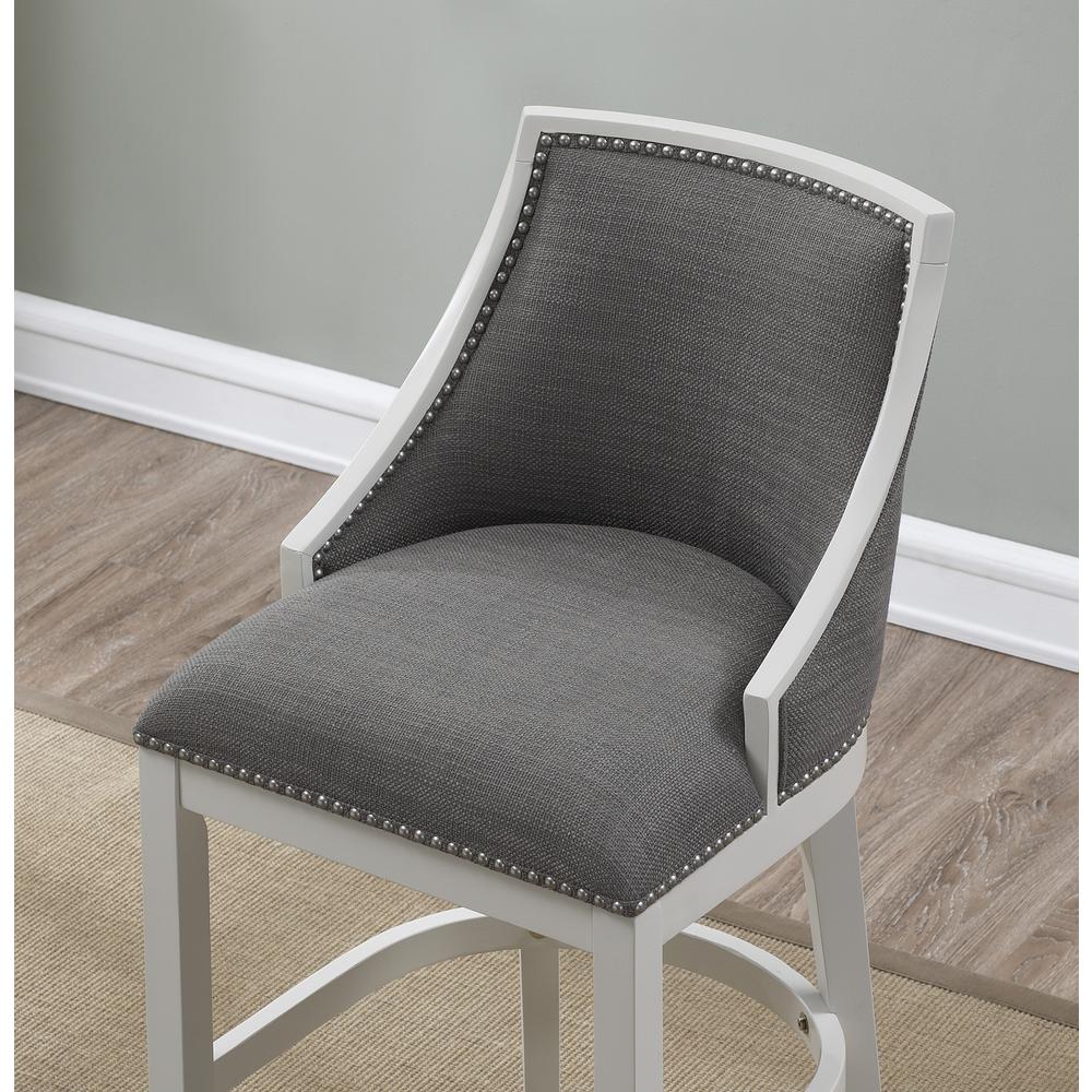 Keller 26" Stool - Off White Finish. Picture 4