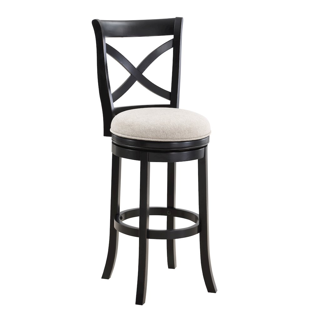 Booker 30" Stool - Black. Picture 1
