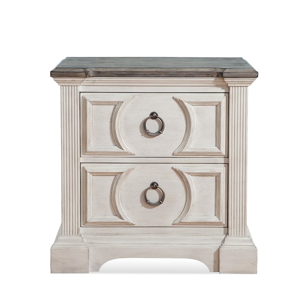 Brighten Nightstand - Antique White. Picture 1