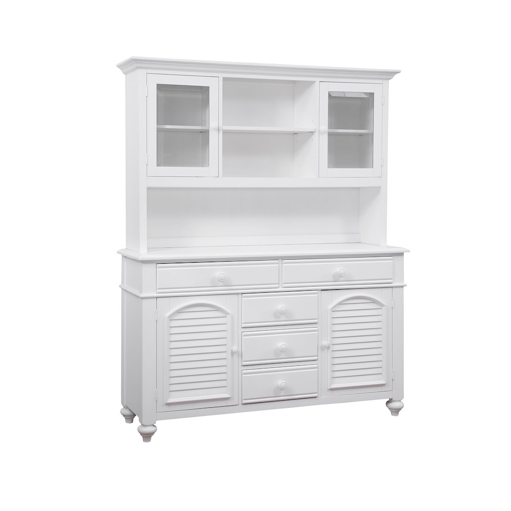 Cottage Traditions Hutch - White Cottage. Picture 1