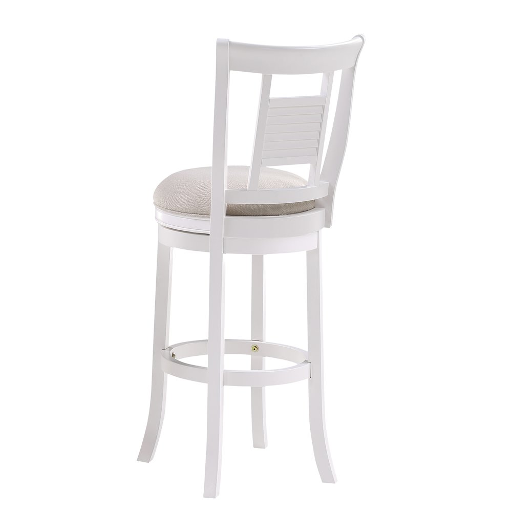 Palmer 30" Swivel Stool - Antique White. Picture 2