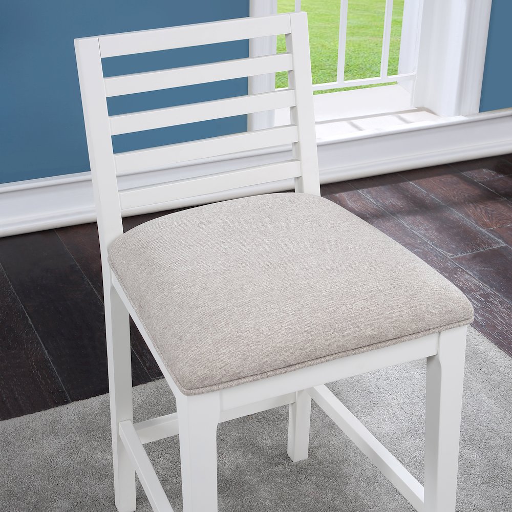Siri 26" Stool - White. Picture 10