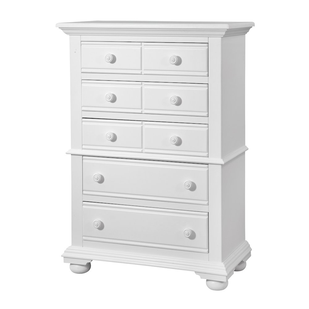 Cottage Traditions 5-Drawer Chest  - White Cottage. Picture 3