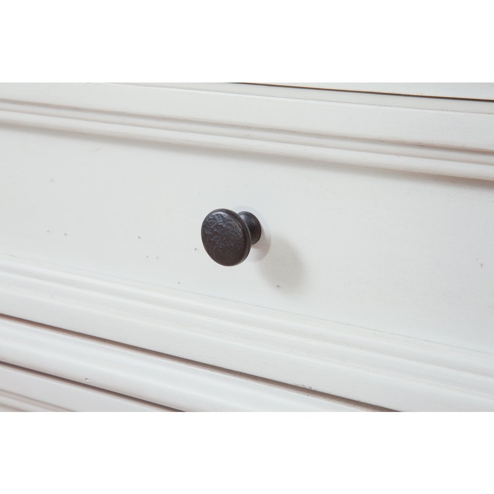 Stonebrook Gentleman's Chest - Distressed Antique White. Picture 5