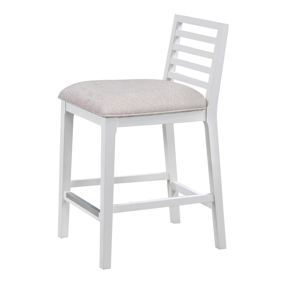 Siri 26" Stool - White. Picture 2