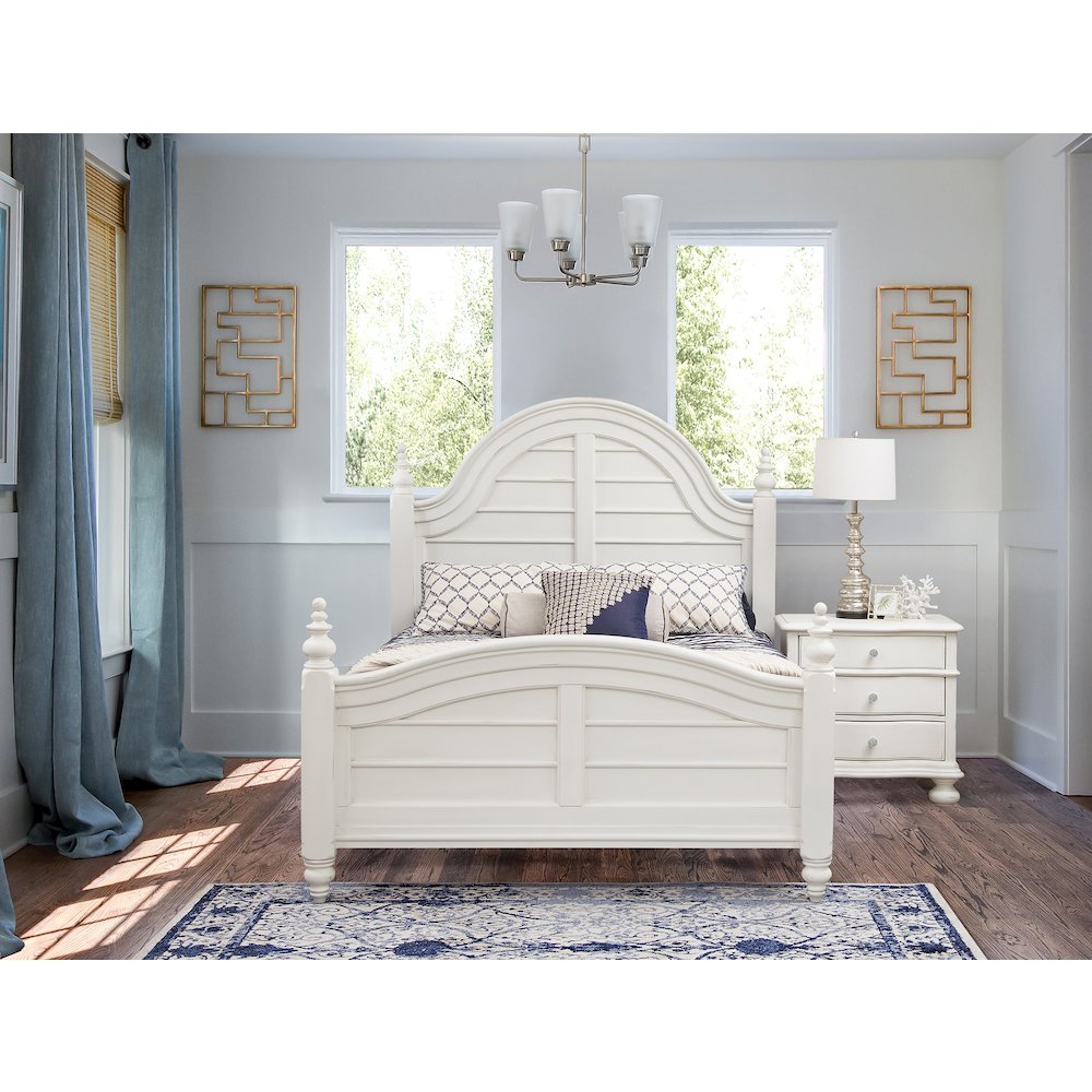 Rodanthe 3-Drawer Nightstand - Dove White. Picture 2