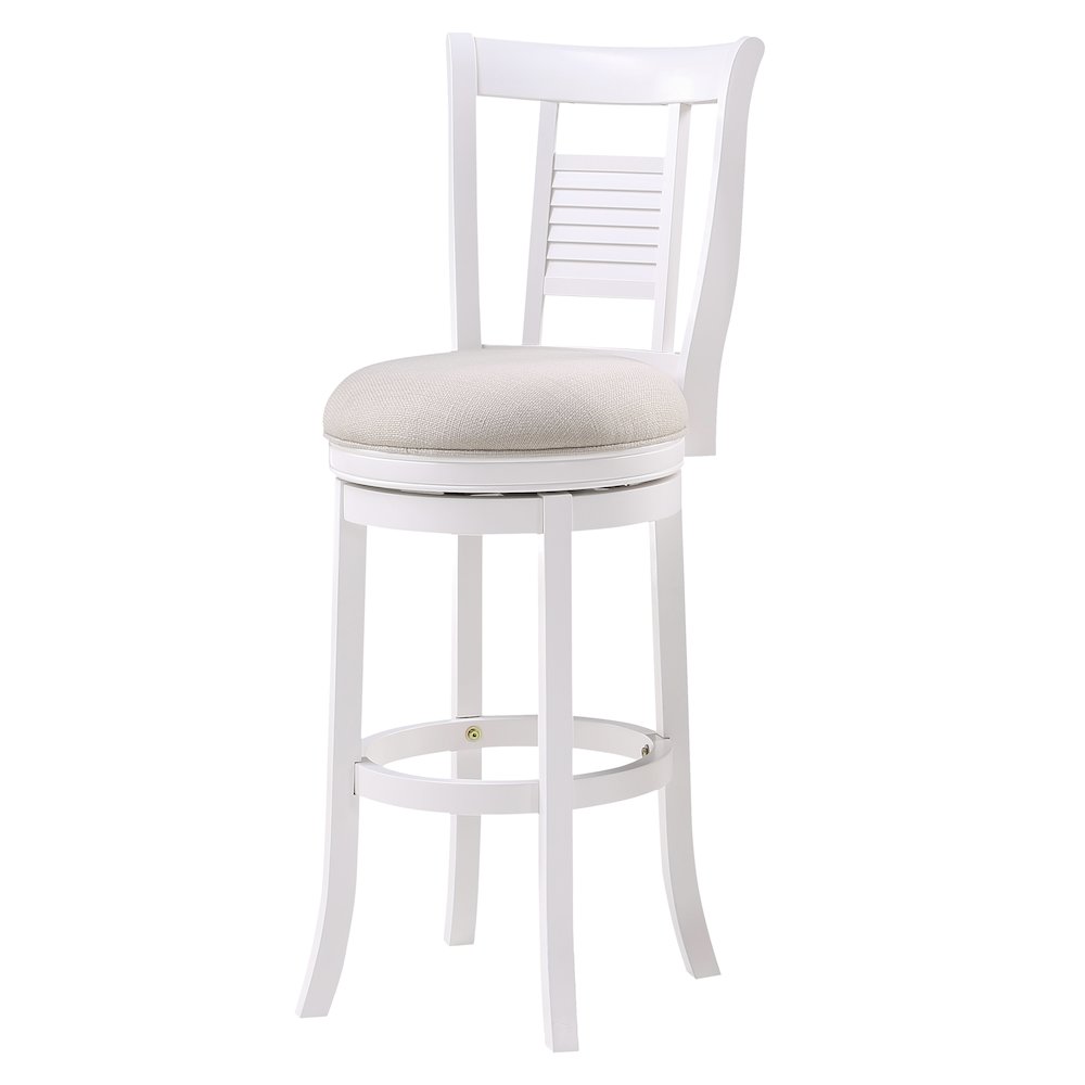 Palmer 30" Swivel Stool - Antique White. Picture 1