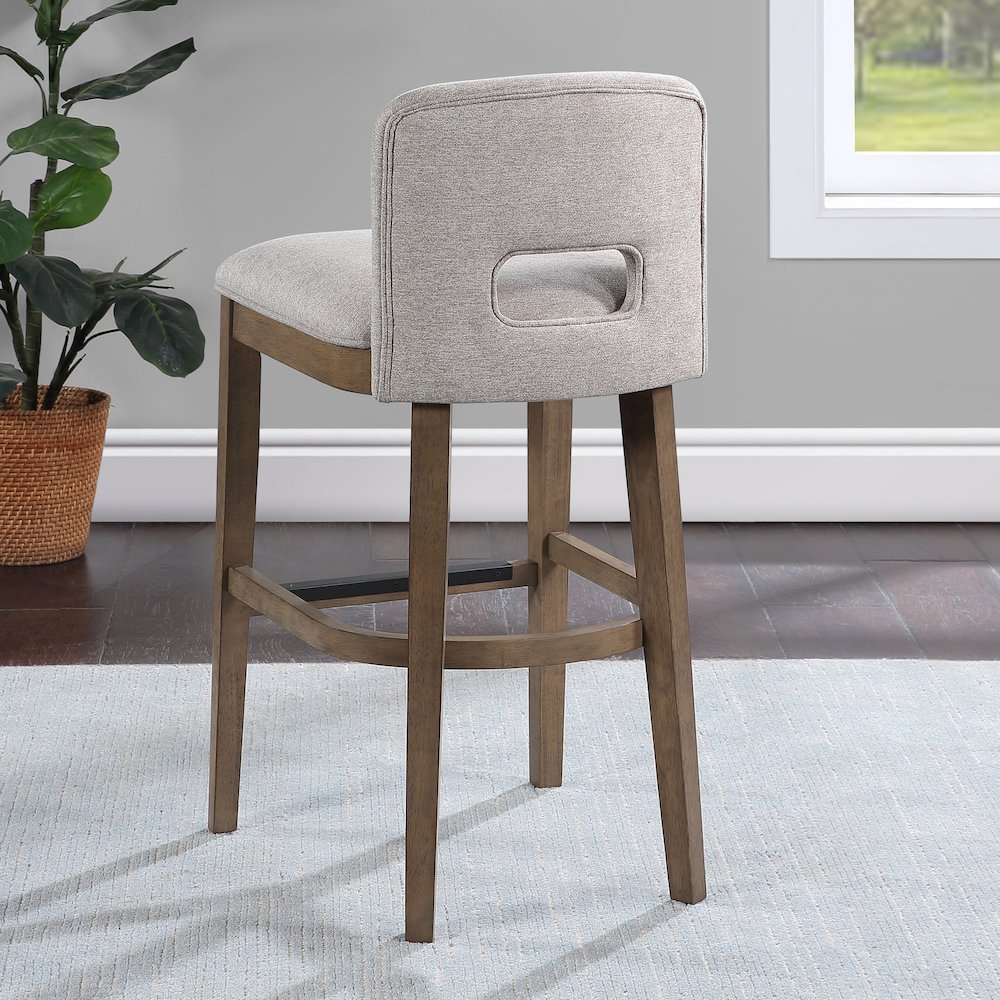 Bistro 30" Stool - Mocha Brown. Picture 9