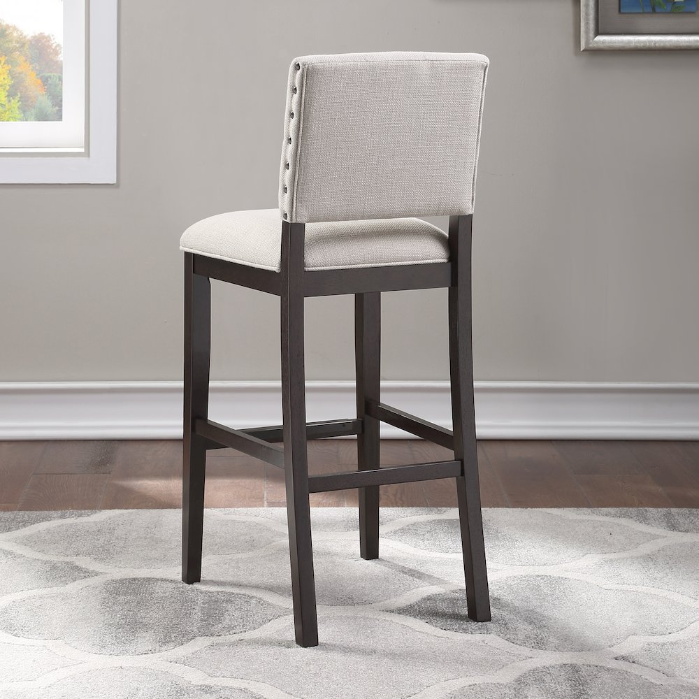 Evelyn 30" Stool - Walnut. Picture 3