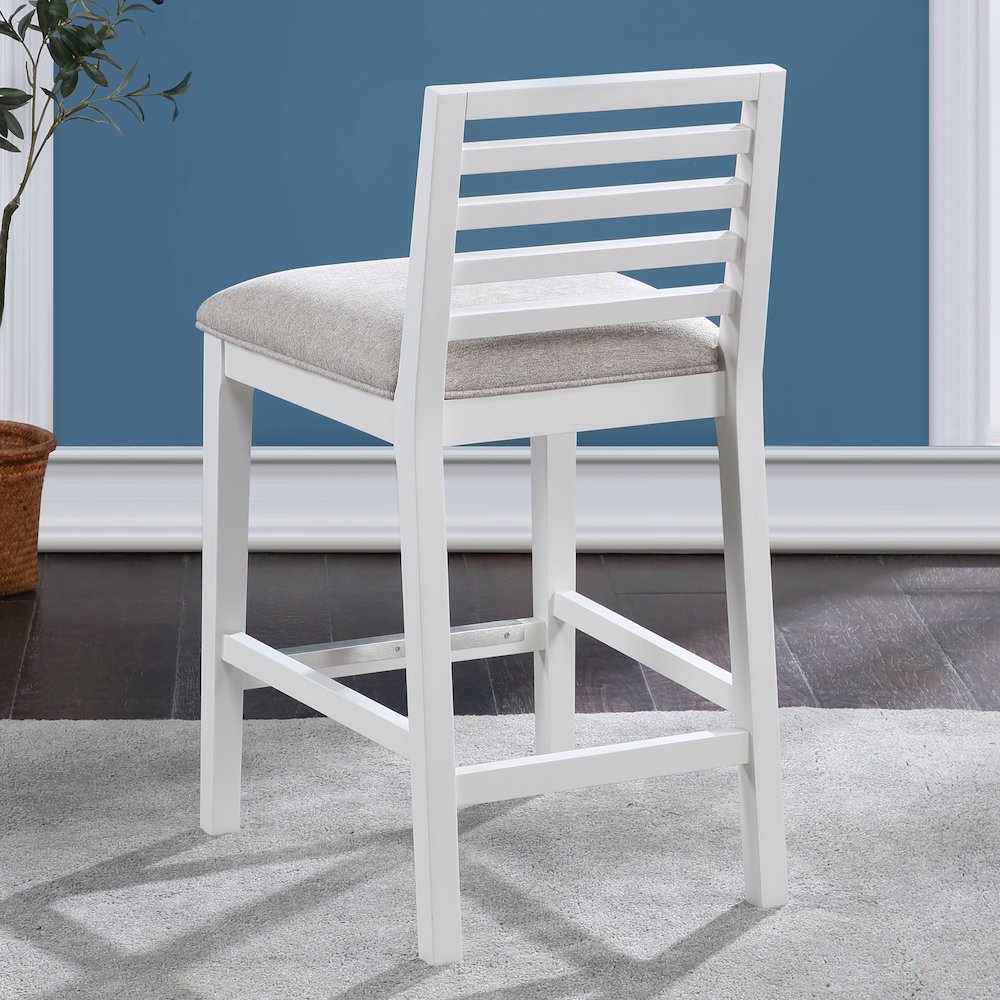 Siri 26" Stool - White. Picture 9
