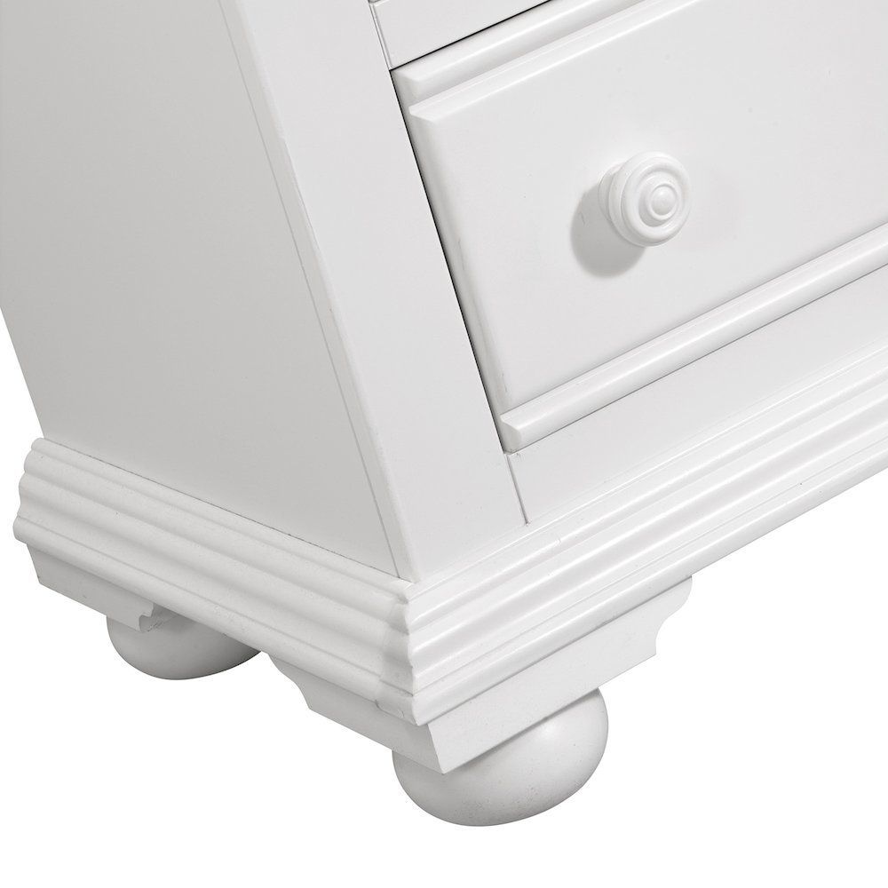 Cottage Traditions 5-Drawer Chest  - White Cottage. Picture 6