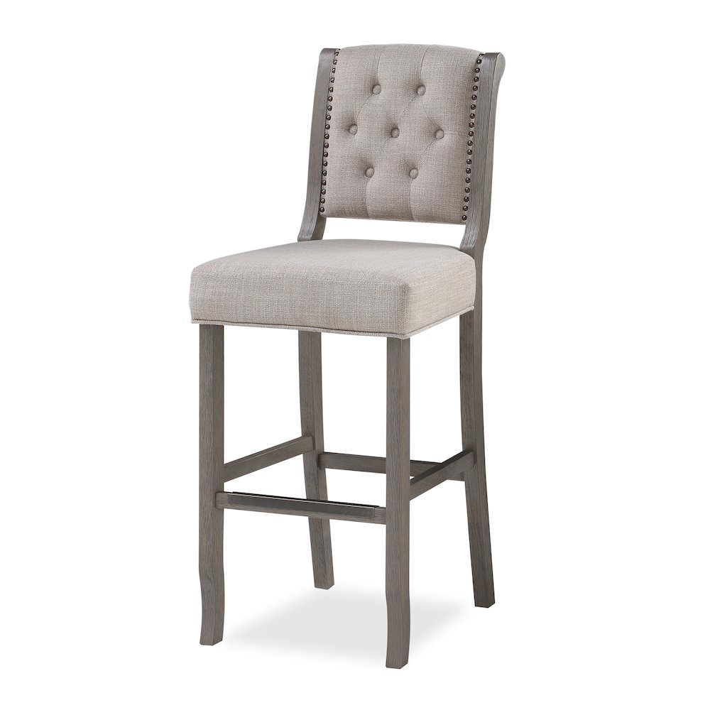Luxe 30" Stool - Gray. Picture 1