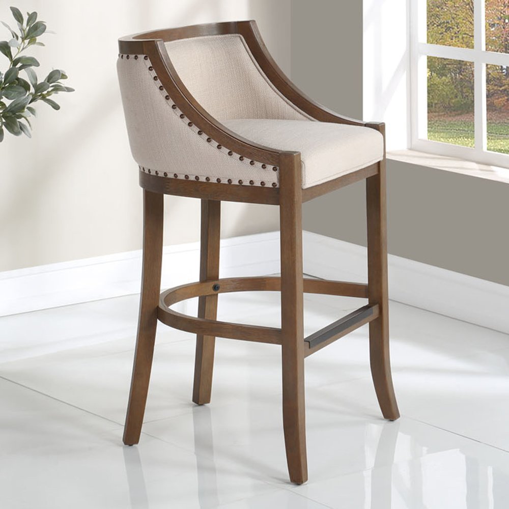 Houston 30" Stool - Warm Brown. Picture 7
