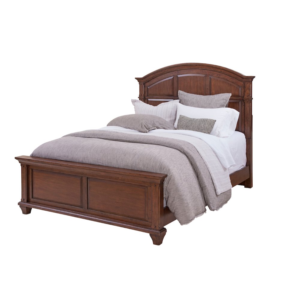 Sedona Queen Bed - Cinnamon Cherry. Picture 1