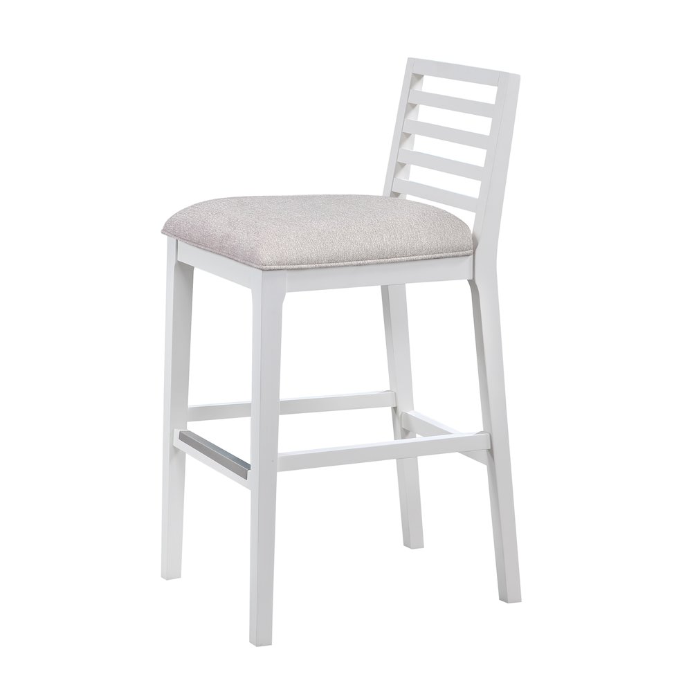 Siri 30" Stool - White. Picture 2
