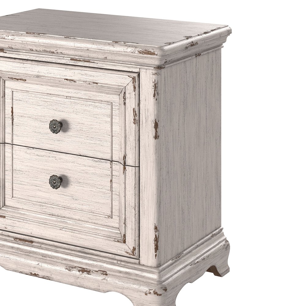 Providence 2-Drawer Nightstand - Antique White. Picture 3