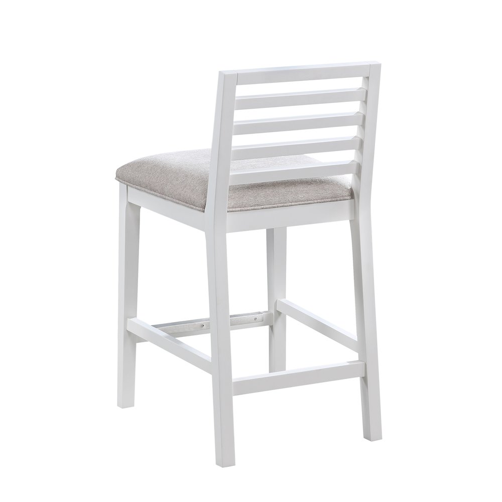 Siri 26" Stool - White. Picture 3