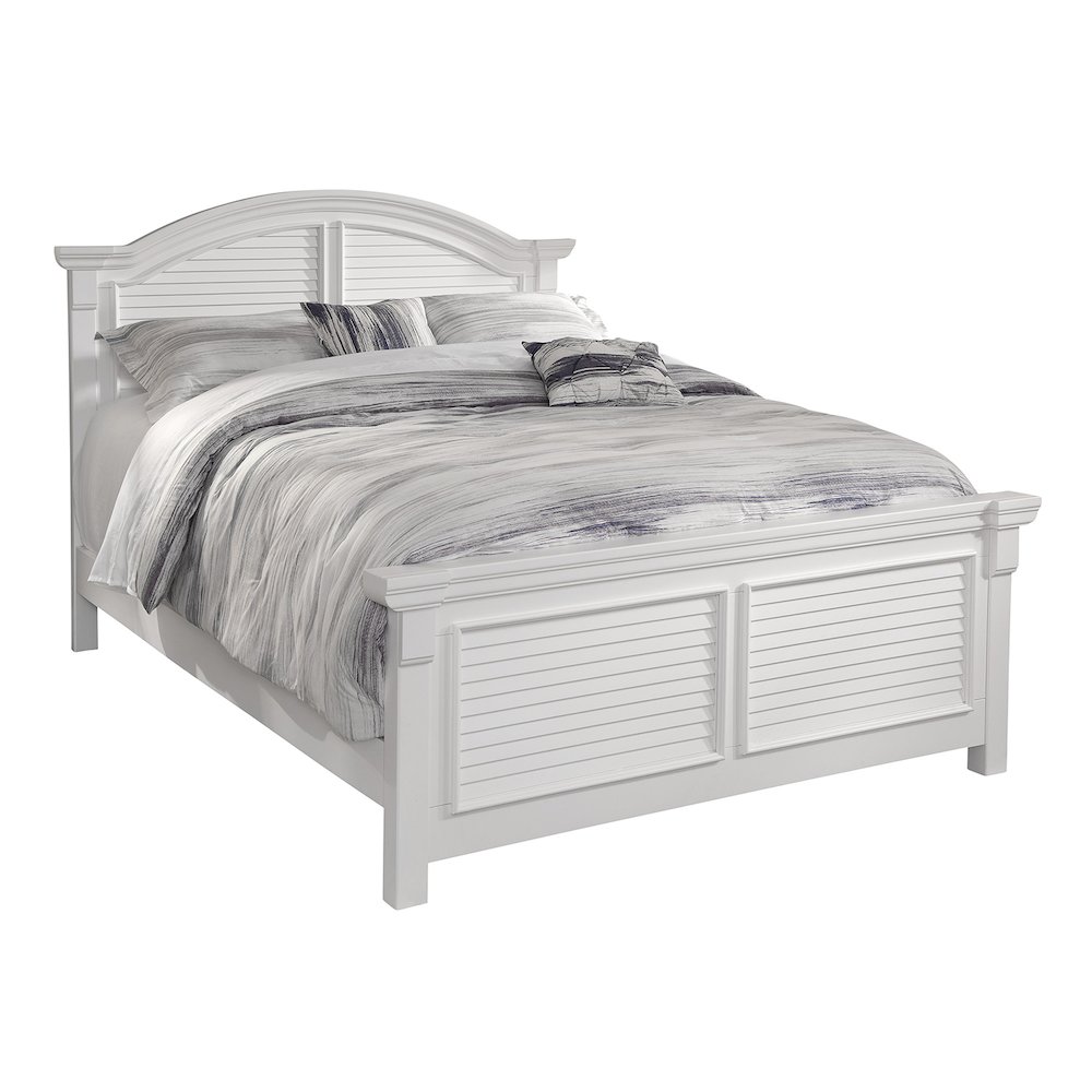 Cottage Traditions King Bed - White Cottage. Picture 1