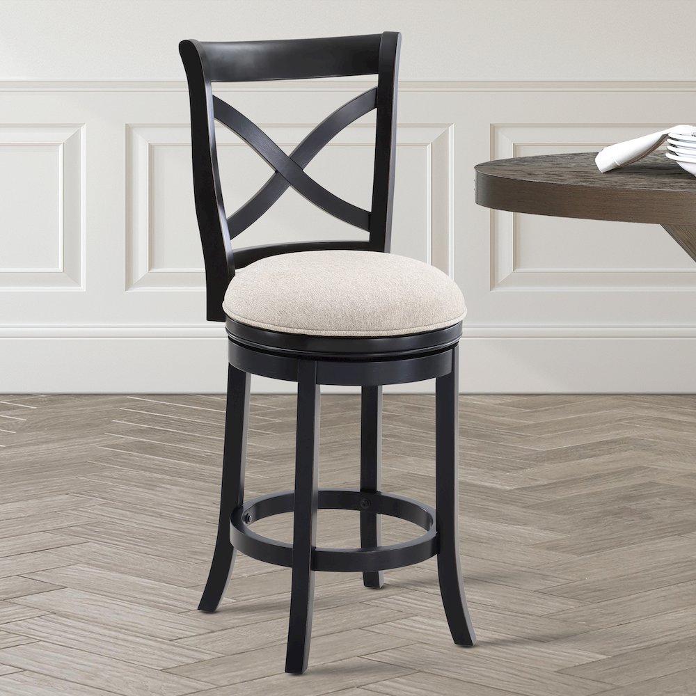 Booker 26" Stool - Black. Picture 5