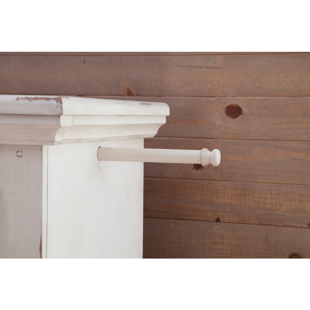 Stonebrook Gentleman's Chest - Distressed Antique White. Picture 13