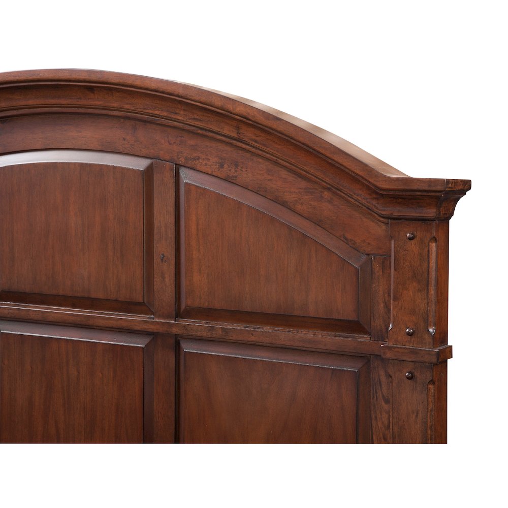 Sedona Queen Bed - Cinnamon Cherry. Picture 3
