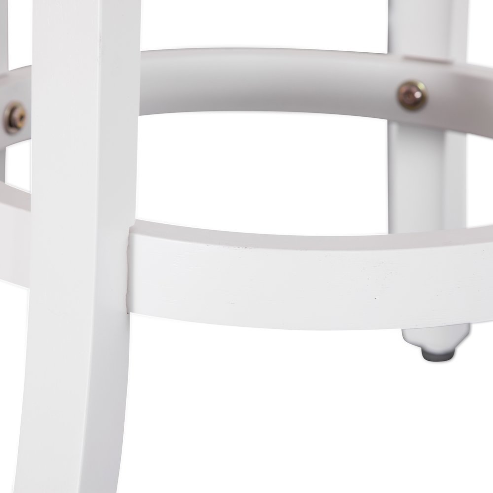 Belmont 30" Stool - White. Picture 3