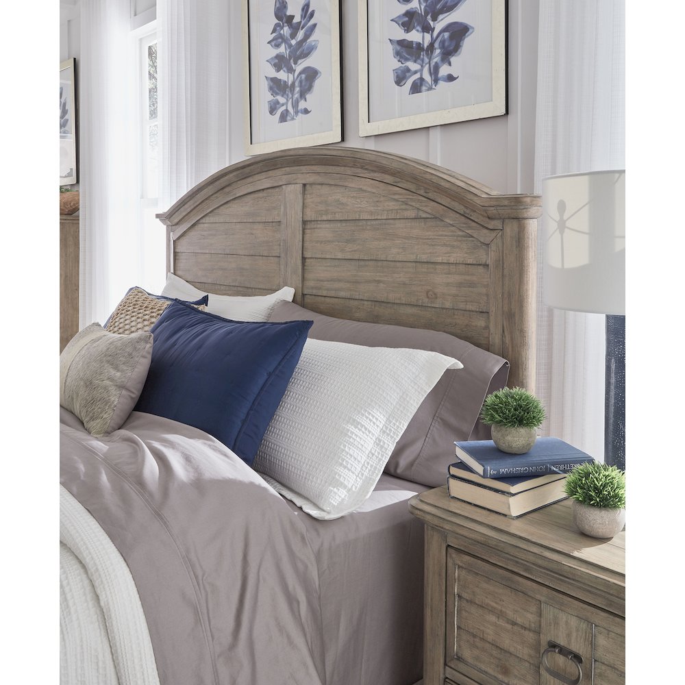 Meadowbrook Arched Queen Bed - Sand. Picture 4