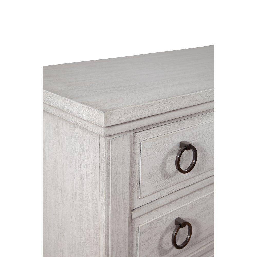 Salter Path 5-Drawer Chest - White Grain. Picture 2