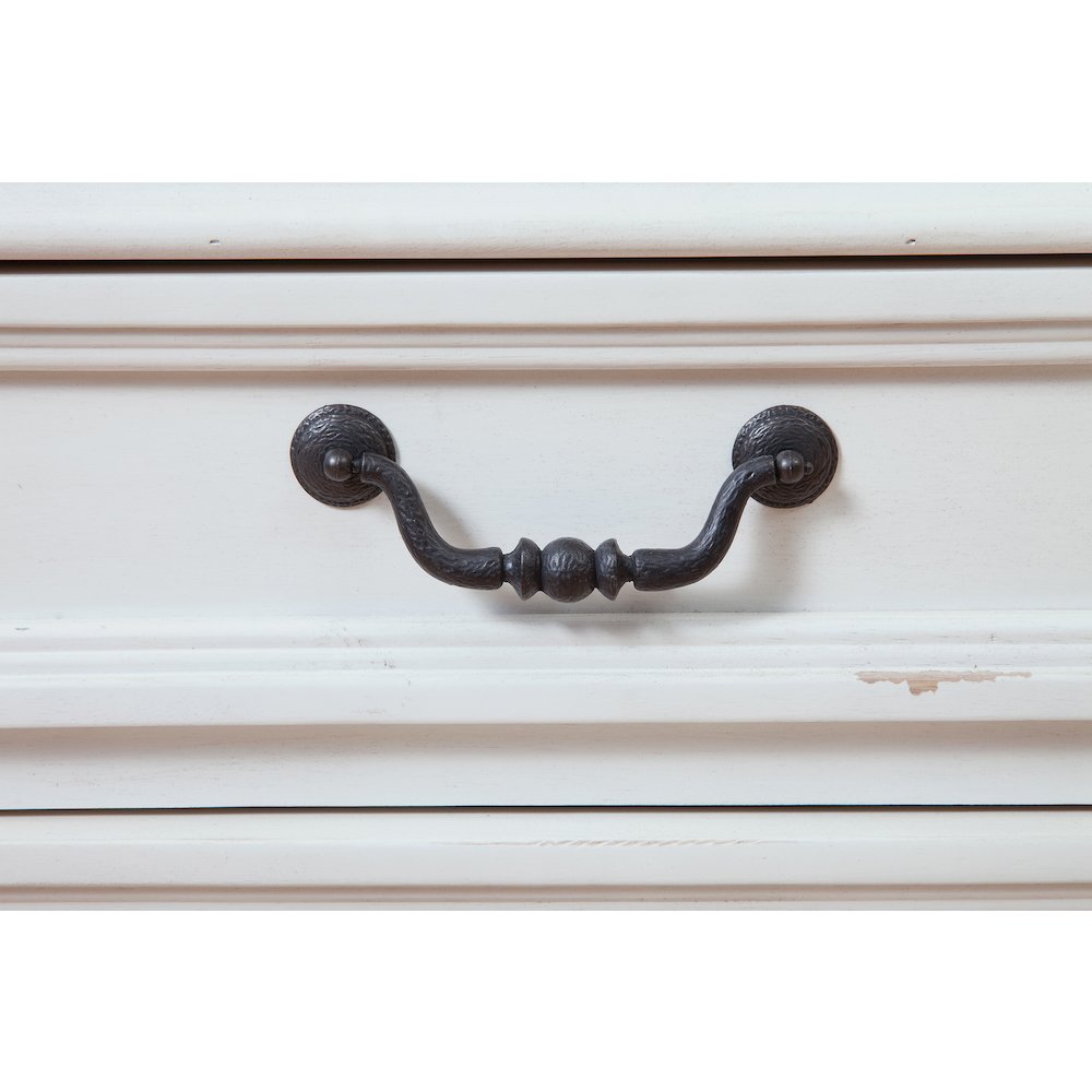 Stonebrook Gentleman's Chest - Distressed Antique White. Picture 6
