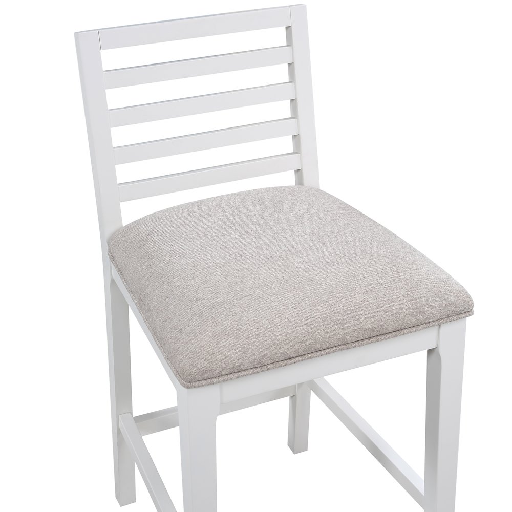 Siri 26" Stool - White. Picture 4