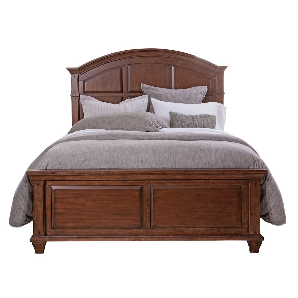 Sedona Queen Bed - Cinnamon Cherry. Picture 2