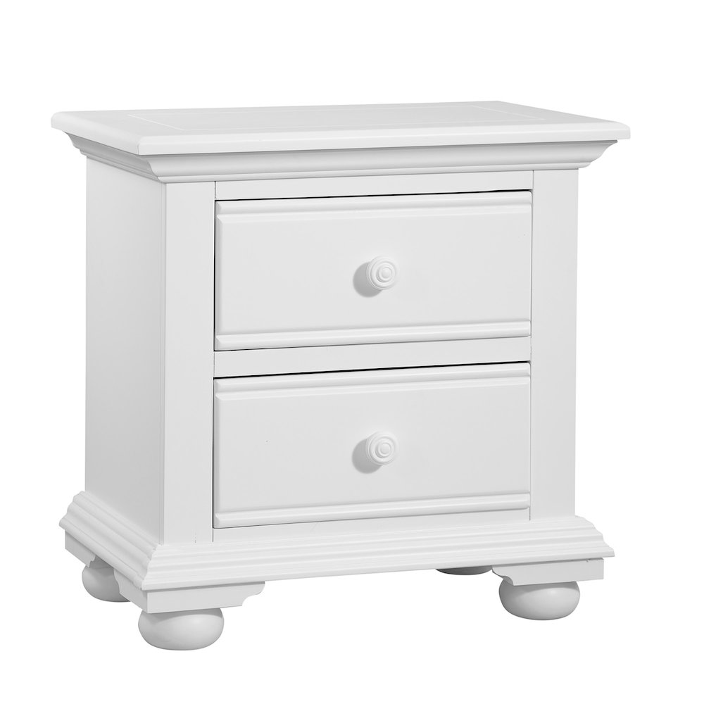 Cottage Traditions 2-Drawer Nightstand - White Cottage. Picture 3