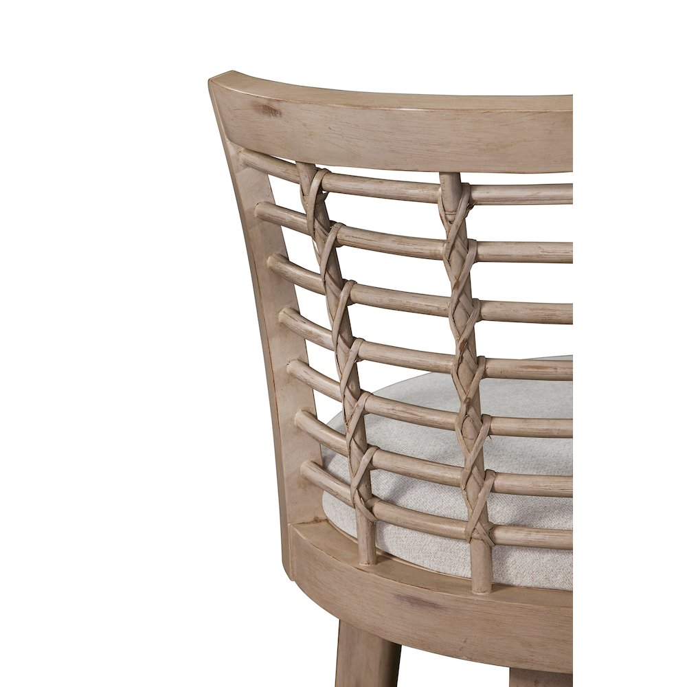 Beach Comber Bar Height Swivel Stool - Brown. Picture 3